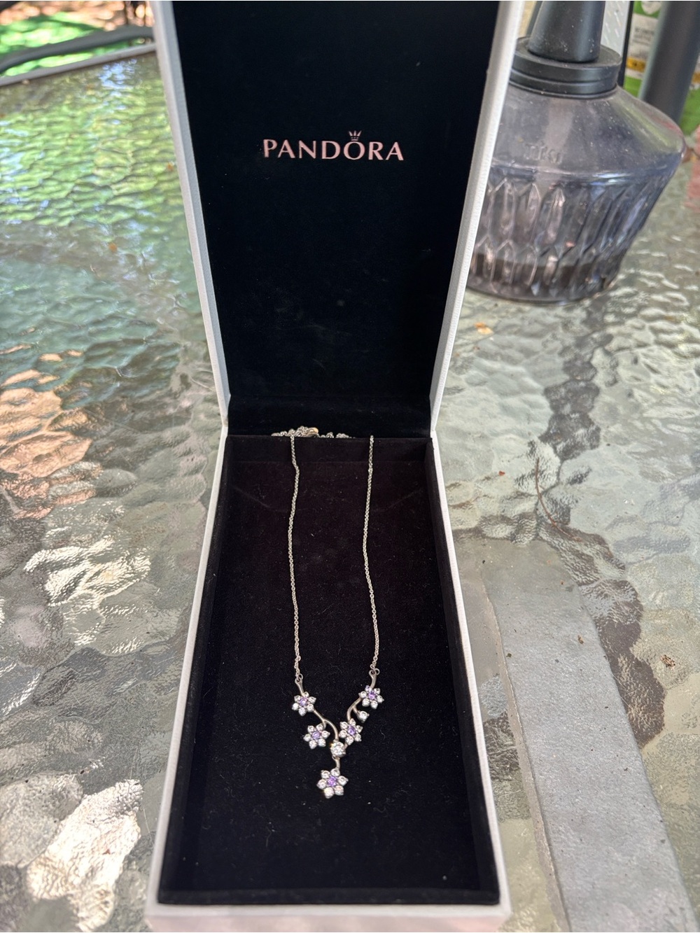 Pandora Forget-Me-Not Necklace